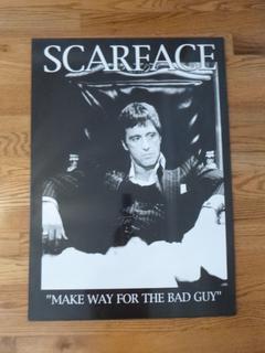 24in X 34in Scarface "Make Way For The Bad Guy" Photo