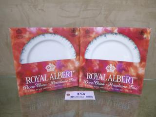 (2) Boxes Of Royal Albert China Plates And Cups