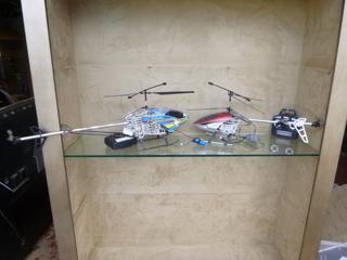 (1) Mega Hercules Radio Controlled Helicopter And (1) Lutema Radio Controlled Helicopter 
