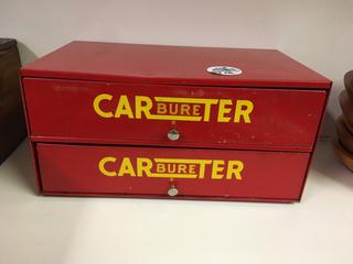 Carbureter Tool Box/Organizer, 12 1/4" x 7 1/4" x 6".