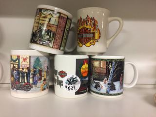 (5) Assorted Mugs.