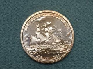 1813-2013 Battle Of Lake Erie Bicentennial Copper Coin.