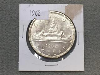 1962 Canada Silver Dollar.