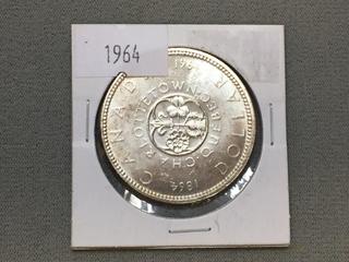 1964 Canada Silver Dollar.