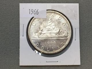 1966 Canada Silver Dollar.