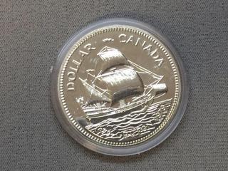 1979 Canada Commemorative Griffon 300th Anniversary Silver Dollar.