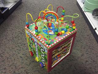 Children's Large Play block with Multiple Games.
