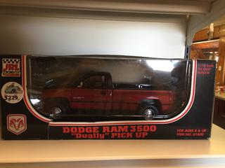 Dodge Ram Pickup 3500 Dually 1/18 Scale Die Cast.