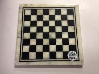 Mother of Pearl Chess Board.