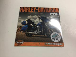 Harley Davidson 2018 16-Month Calendar.