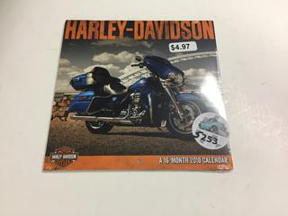 Harley Davidson 2018 16-Month Calendar.