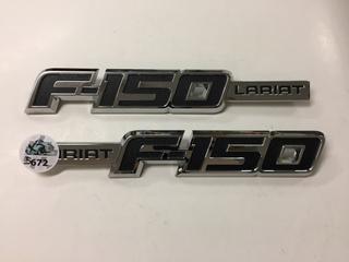 Ford F-150 Lariat Badge.