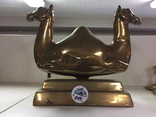 Brass Camel Decoration.