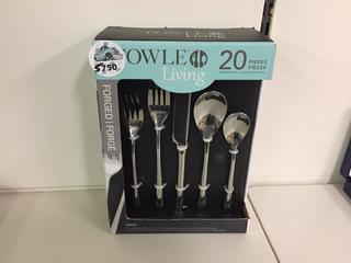 Towle Living 20 Piece Service for 4 Utensil Set.