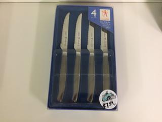 (4) Piece Steak Knife Set.