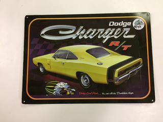 Dodge Charger Sign, 16 3/4" x 11 3/4".