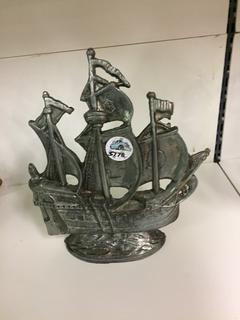 Metal Ship Decoration.