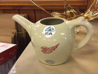 Red Wing Stonewear Tea Pot, No Lid.