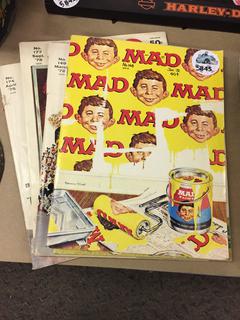 Quantity of Assorted Mad Magazines.