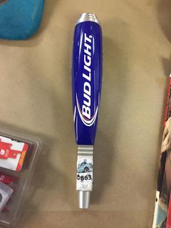 Bud Light Beer Tap Handle.