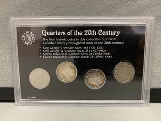 Canada Quarters of The 20th Century Collector Set.