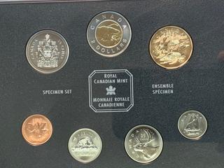 2002 Canada Specimen Coin Set.