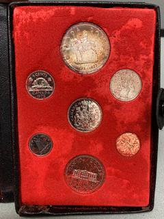 1973 Canada Double Dollar Specimen Coin Set, Includes Both Silver And Nickel Dollar.