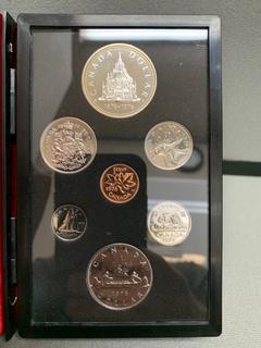 1976 Canada Double Dollar Specimen Coin Set, Includes Both Silver And Nickel Dollar.