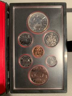 1978 Canada Double Dollar Specimen Coin Set, Includes Both Silver And Nickel Dollar.