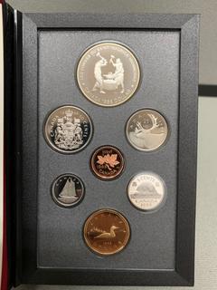 1988 Canada Double Dollar Specimen Coin Set, Includes Both Silver And Nickel Dollar.