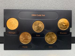 2004 USA Gold Edition State Quarter Collection.