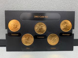 2002 USA Gold Edition State Quarter Collection.