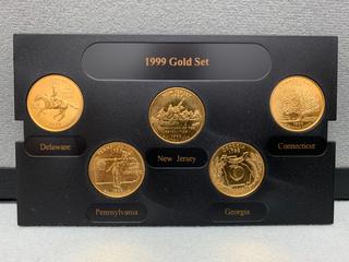 1999 USA Gold Edition State Quarter Collection.