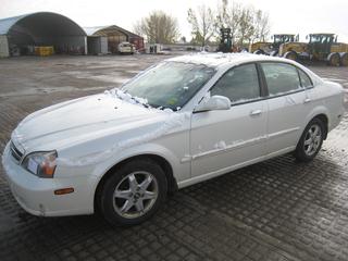 2006 Chev Epica 4 Door Sedan c/w 6 Cyl, Auto, A/C, Leather, Showing 240,106 Kms, Requires Repair. S/N KL1VP56L26B190629