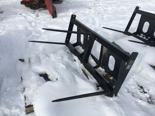 Bale Spear To Fit Skid Steer.