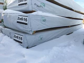 Lift of 2x6 - 16' Lumber. - 42 Pieces.