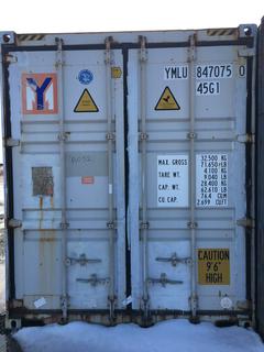 40' Storage Container # YMLU 8470750