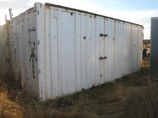 20' Storage Container, No Unit Number.