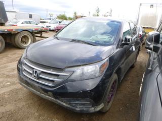 2014 Honda CR-V SUV C/w 2.4L, A/T. VIN 2HKRM4H37EH119269 *Note: Flood Damage, Parts Only, Buyer Responsible For Load Out*