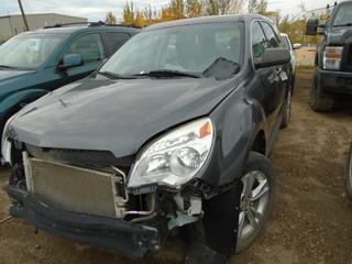 2011 Chevrolet Equinox AWD SUV C/w 2.4L, 4-Cyl, A/T. VIN 2CNFLCEC4B6387759 *Note: Running Condition Unknown, Grille And Bumper Damaged And Missing, Scrapes And Dents On Body, Engine Partially Disassembled, Buyer Responsible For Load Out*