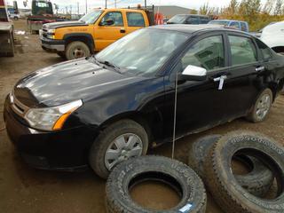 2008 Ford Focus SE 4-Door Car. C/w 2.0L, 4-Cyl,  VIN 1FAHP34N58W283578 *Note: Some Rust, Running Condition Unknown, No Key, Tires On Ground Not Included, Buyer Responsible For Load Out*