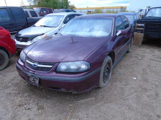 Chevrolet Impala 4-Door Car *Note: Unable To Verify VIN, Flood Damage, Running Condition Unknown, Rust On Passenger Side Body, Windshield Broken And Wipers Missing, Buyer Responsible For Load Out*