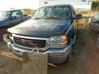 2005 GMC Sierra 4X4 Pickup C/w 4.3L, 6-Cyl, A/T And 8ft Box. VIN 1GTEK14X65Z114780. *Note: Parts Only, Rusted Panels, Buyer Responsible For Load Out*