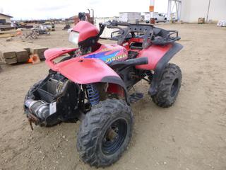 1998 Polaris Sportsman ATV c/w 83,059 Miles, 25X11-10 Tires, Warn 2000 LB Winch, VIN 4XACH50A3WA007594 *Note: Parts Only*