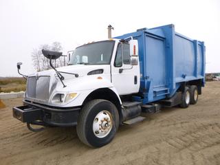 2003 International Navistar 7400 6X4 Garbage Truck c/w A/T, Showing 267,080 Kms, 272 In. W/B, 315/80R22.5 Front Tires, 11R22.5 Rear Tires, 2002 Labrie Rear Dump, SN CL02103GGS, VIN 1HTWGADT23J043756 *Note: Out Of Province Vehicle*