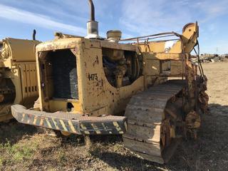 CAT Pipelayer, SN 63A00119, Unit H73 *Note: Parts Only, Engine Seized* *Located Offsite At TWP RD 500B, Black Foot, AB T0B 0L0, Contact Connor 780-218-4493 For More Information*