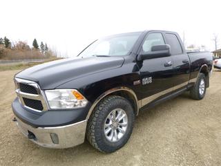 2013 Dodge Ram 1500 4X4 Crew Cab c/w 5.7L Hemi, A/T, Showing 192,576 Kms, 265/70R17 Tires, Rugged Liner Box Liner, VIN 1C6RR7FT5DS613126 *Note: Check Engine Light On, Hood Shocks Need Replacing*