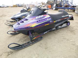 Polaris RMK 600 Sled c/w Polaris 600, Showing 2,206 Kms *Note: Running Condition Unknown, Engine Seized, No SN*