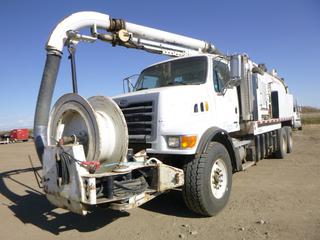 2006 Sterling Vac Truck c/w Diesel, A/T, A/C, Showing 148,483 KMS, 3,409 Hours, GVWR 26,036 KG, 238 In. W/B, Front Tires 465/65 At 60%, Rear Tires  11R22.5 At 10%, Ver-Mac Traffic Safety, Hotshot Cleaning System, Model FA440BWEDN, 12V, Vac-Con 4312LHA, SN 10054127 c/w Cummins Engine 6 Cyl., VIN 2FZHATDC6AU28591 (E. Fence)