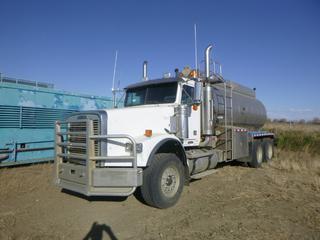 2005 Freightliner FDL1205D Water Truck c/w CAT C15 Diesel, 475 HP, 18 Speed Eaton Fuller, A/C, Showing 126,130 KMS, Showing 9,979 Hours, Front Tires 385/65R22.5 Tires At 40%, Rear Tires 11R24.5 At 40% c/w 2005 Jasper Tank, 14,952L Capacity, TC 407 Code, SN 51-281583, VIN 1FVHALAV95DU52349 *Note: Tank Has Been Purged* 